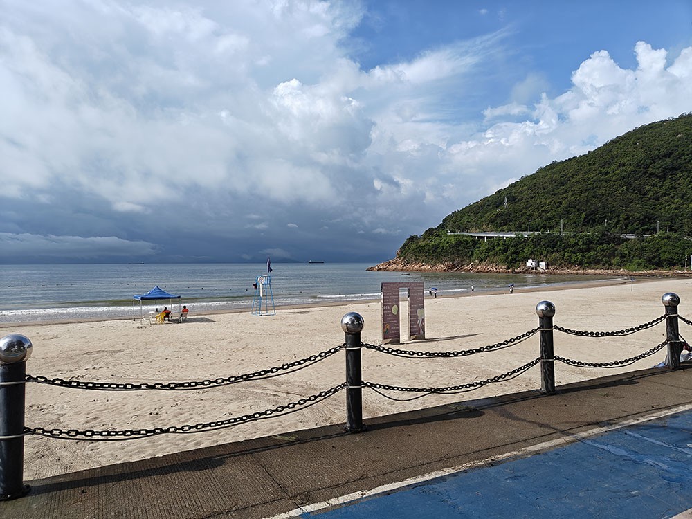 “溪涌之行，6月風(fēng)雨擋不住激埃特的熱情”/